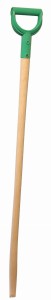 Trzonek do łopaty do zboża i śniegu, profilowany, 129 cm, Kerbl