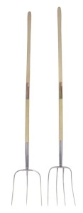 Widły z trzonkiem z jesionu woskowanego,135 cm, 4 zęby, Kerbl