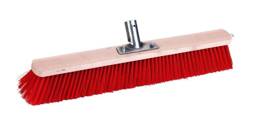 Szczotka z uchwytem na kij Profi, 50 cm, czerwona, Kerbl - Intertraktor
