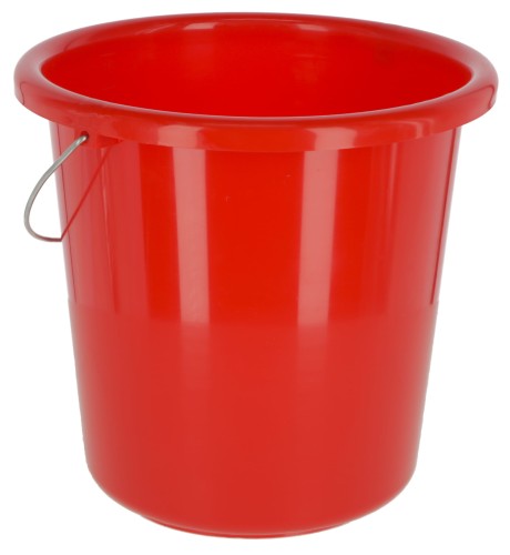 Wiadro z tworzywa sztucznego, 10 l, czerwone, Kerbl - Intertraktor