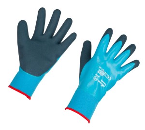 Rękawice zimowe ThermoDry I, jednowarstwowe, jasnoniebieskie, roz. 8, Kerbl