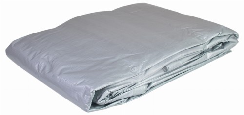 Plandeka 6x10 m, 120 g, srebrna, PE, Can Agri - Intertraktor