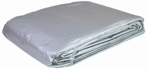 Plandeka 8x12 m, 120 g, srebrna, PE, Can Agri