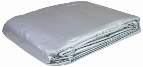 Plandeka 8x12 m, 120 g, srebrna, PE, Can Agri - Intertraktor