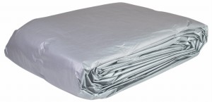 Plandeka 10x15 m, 120 g, srebrna, PE, Can Agri