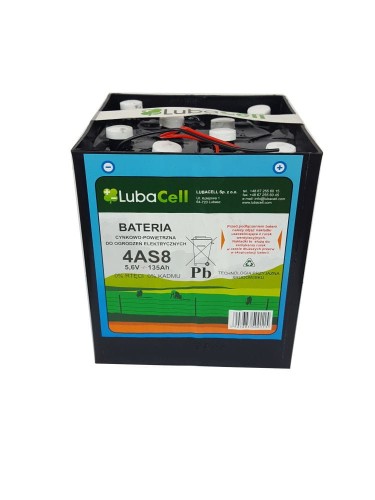 Bateria chlorkowa do elektryzatora, 5,6V, 135Ah, Lubacell - Intertraktor