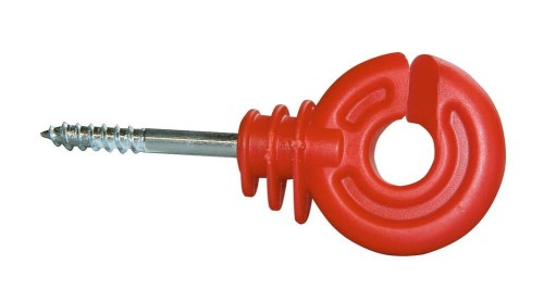 Izolator do plecionek i drutu BASIC, czerwony, Kerbl - Intertraktor