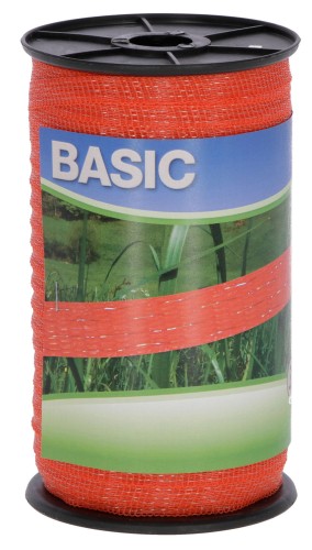 Taśma ogrodzeniowa BASIC, 200m x 10mm, pomarańczowa, Kerbl - Intertraktor