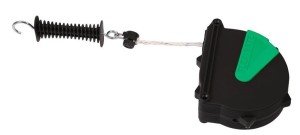 Zestaw bramowy do ogrodzeń elektrycznych Flexigate z linką, 7,5 m x 6 mm, Kerbl