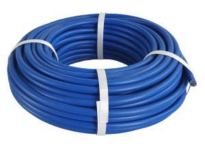 Kabel wysokiego napięcia, 1,32 mm, 25 m, miedziany, 20,000 V, niebieski