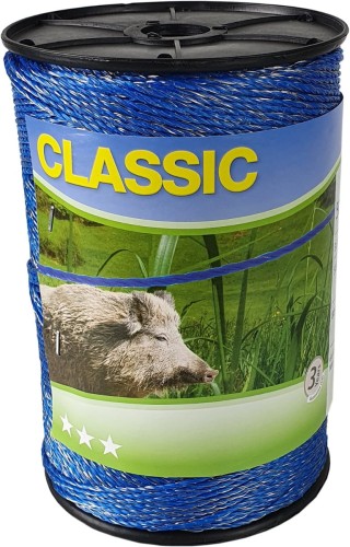 Plecionka ogrodzeniowa CLASSIC, 500 m x 2 mm, niebieska, Kerbl - Intertraktor