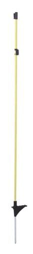 Palik ogrodzeniowy owalny z włókna szklanego, 110 cm, żółty, 10 x 8 mm, 10 szt., Kerbl - Intertraktor