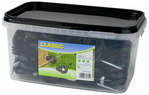 Izolator do plecionek i drutu BASIC, 100 szt., Kerbl - Intertraktor