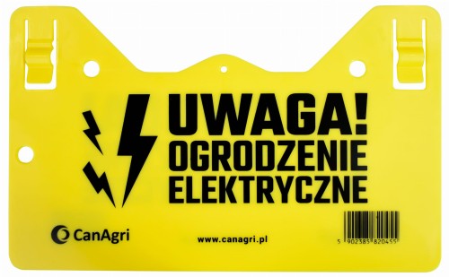 Tabliczka ostrzegawcza, 16 x 26 cm, Can Agri - Intertraktor
