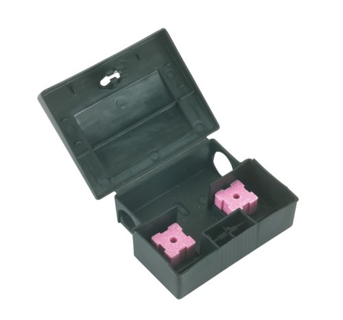 Stacja deratyzacyjna PETI na myszy, 12,5 x 9,5 x 4,5 cm - Intertraktor