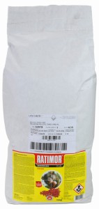 Trutka na myszy i szczury, granulat 10 kg, Ratimor, bromadiolon