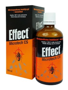 Środek owadobójczy na karaluchy, mrówki, pluskwy Effect Microtech CS, koncentrat, 100 ml, Unichem