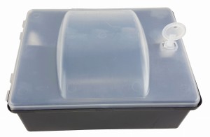 Stacja deratyzacyjna RoBait CURVE myszy i szczury,18 x 10 x 22,5 cm, transparentna pokrywa