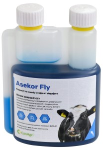 Preparat na owady latające i biegające ASEKOR FLY, niebieski, 600 ml