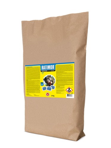 Trutka na myszy i szczury, pasta 25 kg, Ratimor, brodifakum - Intertraktor