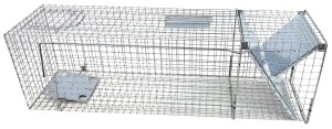Żywołapka na lisy, kuny, tchórze, koty, bobry, wydry102x29x31 cm