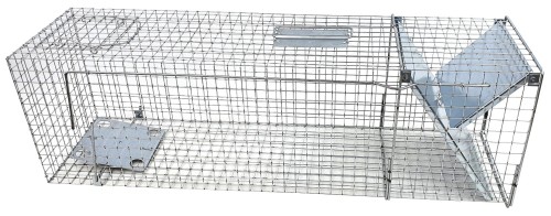 Żywołapka na lisy, kuny, tchórze, koty, bobry, wydry102x29x31 cm - Intertraktor
