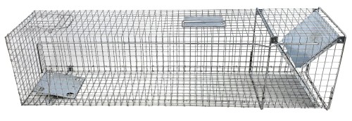 Żywołapka na lisy, wydry, bobry, kuny, tchórze, koty 122x29x31.1 cm - Intertraktor