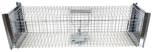 Żywołapka na kuny, tchórze, lisy, koty102x26x26 cm - Intertraktor