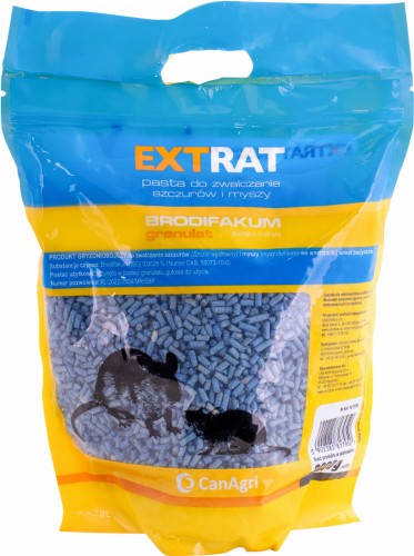 Trutka na myszy i szczury, granulat 3 kg, brodifakum, Extrat. - Intertraktor