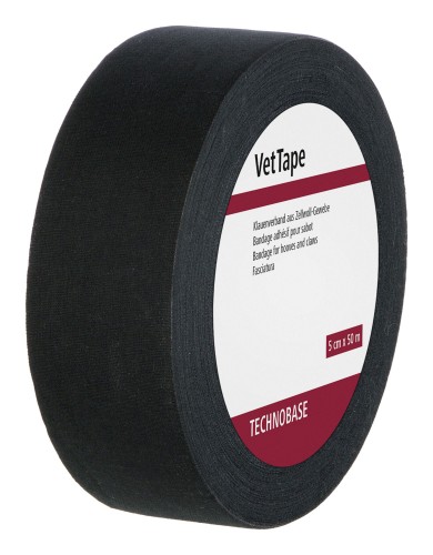 Bandaż do racic VetTape, samoprzylepny, 50 m x 50 mm, czarny, Kerbl - Intertraktor
