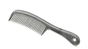 Grzebień z rączką do grzywy, aluminiowy, 20 cm, blister, Covalliero