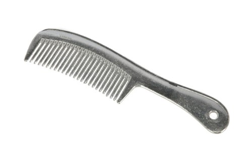 Grzebień z rączką do grzywy, aluminiowy, 20 cm, blister, Covalliero - Intertraktor