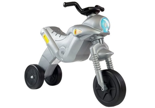 Motorek Biegowy Trójkołowy Enduro Jeździk Srebrny 5045 - Intertraktor
