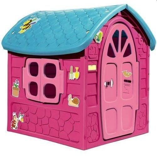 Domek Zestaw Ogrodowy Duży Dom dla Dzieci 5075 Różowy - Intertraktor