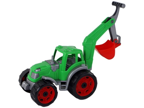 Traktor Koparka Zielony Łyżka Kolorowy 3435 - Intertraktor