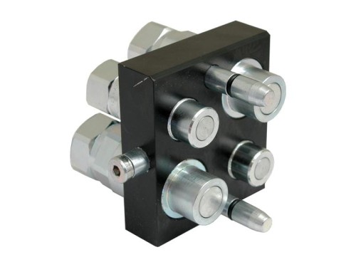 Multizłącze hydrauliczne gniazdo - Gwint żeński - x 1/2 & 3/4'' BSP - 3P510 Seria S.136300 - Intertraktor