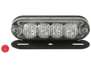 LED Obrysowe lampy ostrzegawcze, Interference: Class 3, Funkcje: jeden błysk, Podwójny błysk, 12-24V S.152730