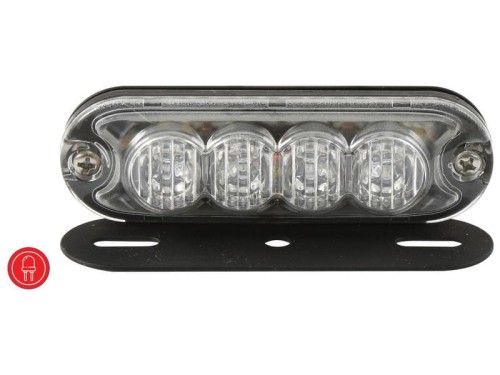 LED Obrysowe lampy ostrzegawcze, Interference: Class 3, Funkcje: jeden błysk, Podwójny błysk, 12-24V S.152730 - Intertraktor