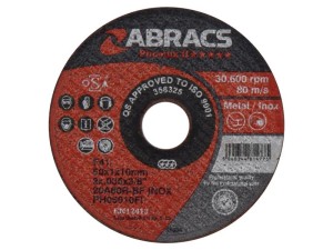 Tarcza do cięcia wzdłużnego Ø50 x 1 x 10mm 20A60RBF S.164802