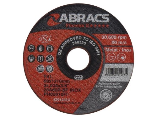 Tarcza do cięcia wzdłużnego Ø50 x 1 x 10mm 20A60RBF S.164802 - Intertraktor