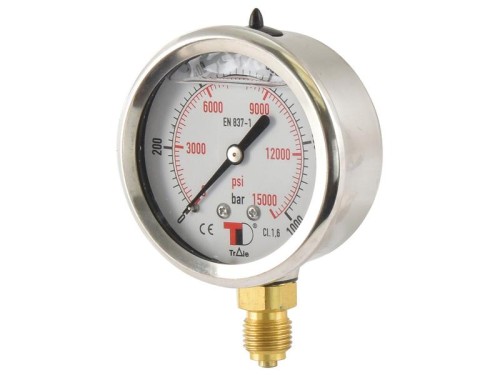 Manometer Ø63mm (0-1000 bar) S.154021 - Intertraktor