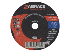 Tarcza do cięcia wzdłużnego Ø75 x 1 x 10mm A46TBF S.164803