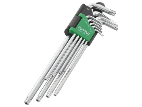 9szt. Bardzo długie profesjonalne klucze Torx S.166761 - Intertraktor