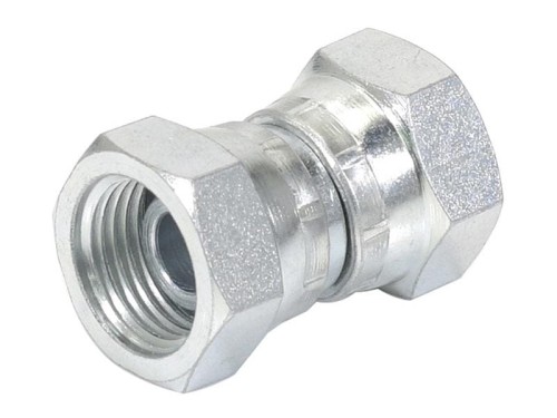 Adapter hydrauliczny 1/8'' BSP Obrotowa żeńska x 1/8'' BSP Obrotowa żeńska S.26511 - Intertraktor