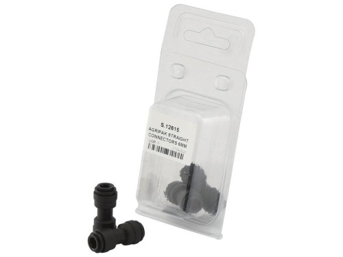 agropak Straight Connector 6mm S.12615 - Intertraktor