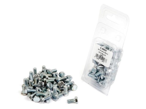 Zestaw śrub metrycznych, Wymiar: M6x12mm (DIN 933) Wytrzymałość na rozciąganie: 8.8. S.59997 - Intertraktor