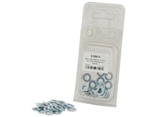 Płaskie, Średn. Wewn.: 6mm (DIN or Standard No. DIN 125A) 30 szt agropak S.59814 - Intertraktor