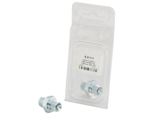 Adapter hydrauliczny 1/4'' BSP Męski x 1/4'' BSP Męski (agropak 1szt.) S.21111 - Intertraktor
