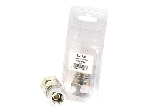 Adapter hydrauliczny 3/8'' BSP Obrotowa żeńska x 1/2'' BSP Obrotowa żeńska (agropak 1szt.) S.21106 - Intertraktor