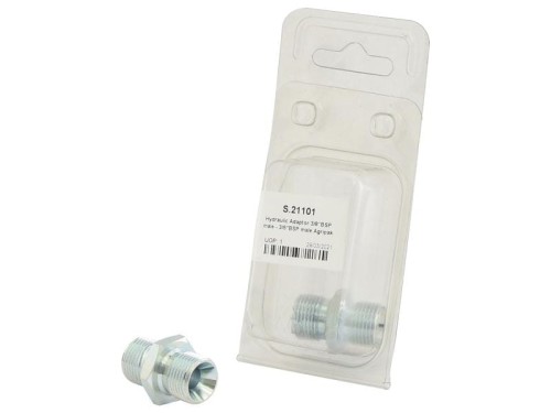 Adapter hydrauliczny 3/8'' BSP Męski x 3/8'' BSP Męski (agropak 1szt.) S.21101 - Intertraktor